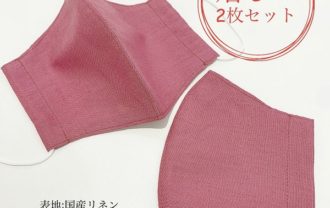 THE RIDEA 接触冷感素材・洗える布マスク(２枚セット)