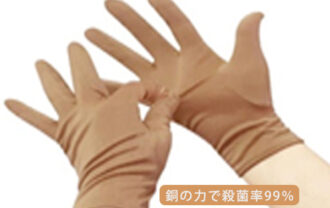 銅繊維 手袋 レディース 手袋 夏用 さらさら 手袋 uv